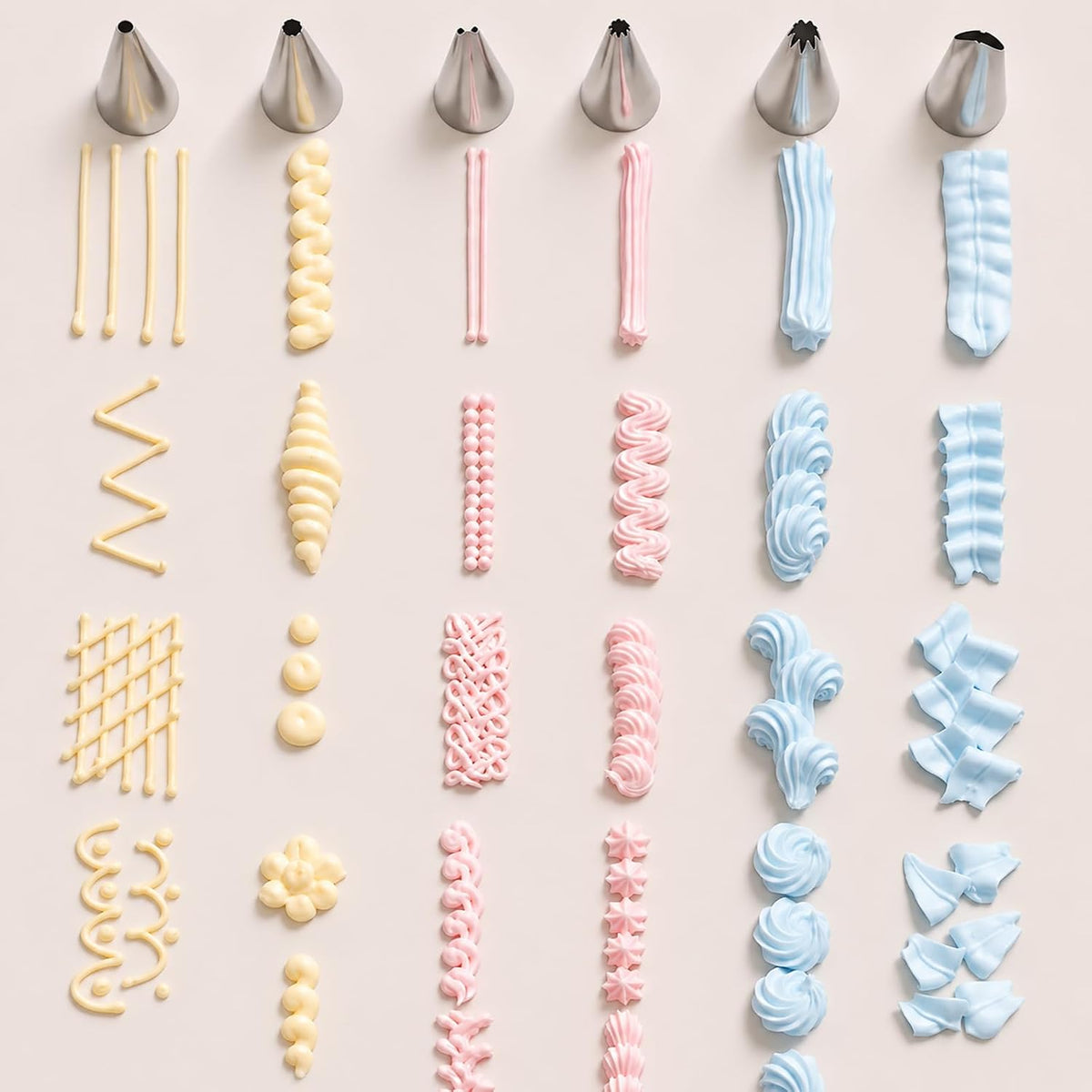 Decoden Cream Glue Clay Set with 12 Piping Tips DIY Phone Case Art Crafts