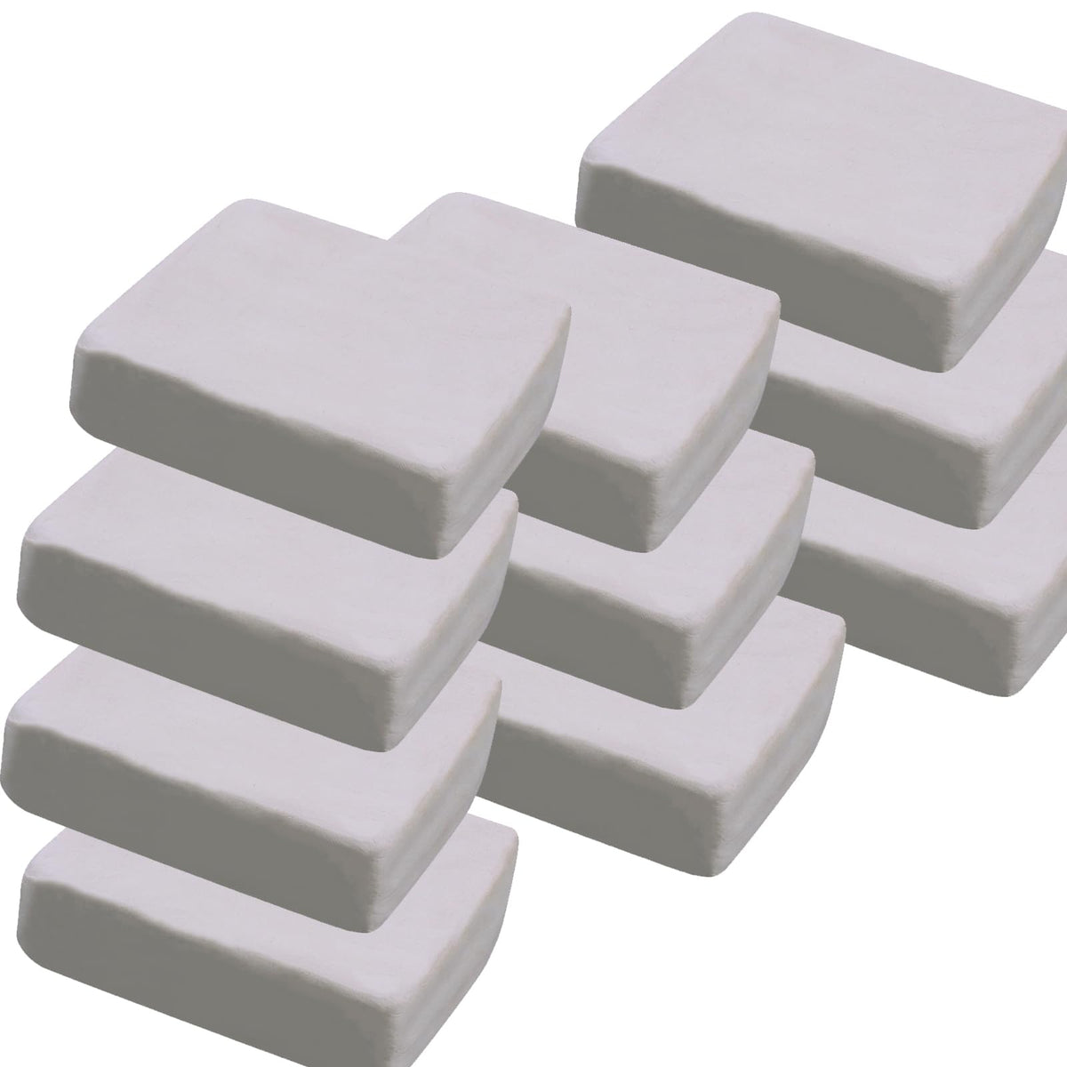 10 lb White Natural Air-Dry Clay;Ideal for Wheel Throwing,Hand Building,Sculpting;Great for All Skill Levels;Whiteware Clay
