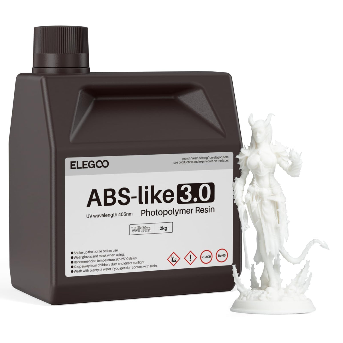 ELEGOO 8K ABS-Like 3D Printer Resin Red Clay 1000g
