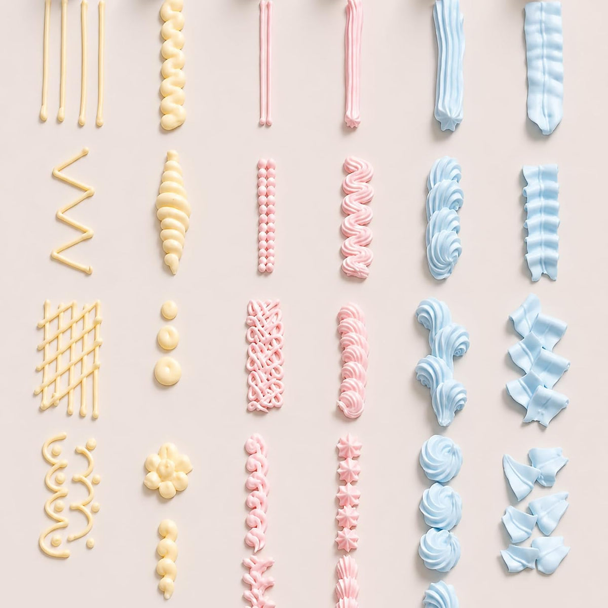 8 PCS Decoden Cream Glue Clay Set with Piping Tips for DIY Art Craft