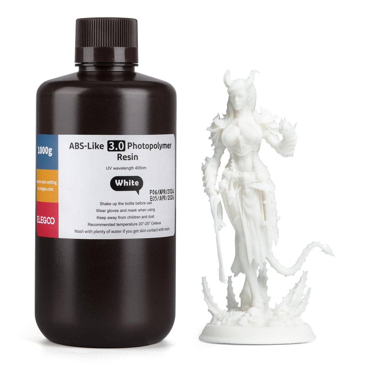 ELEGOO 8K ABS-Like 3D Printer Resin Red Clay 1000g
