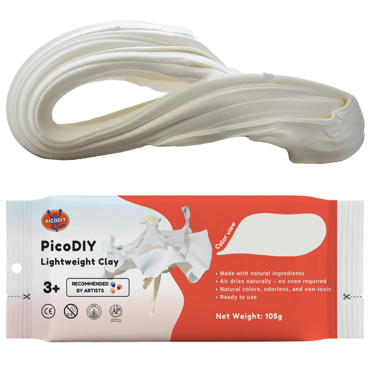 Air Dry Clay Lightweight, Flexible Modeling Clay for Adults Arts and Crafts