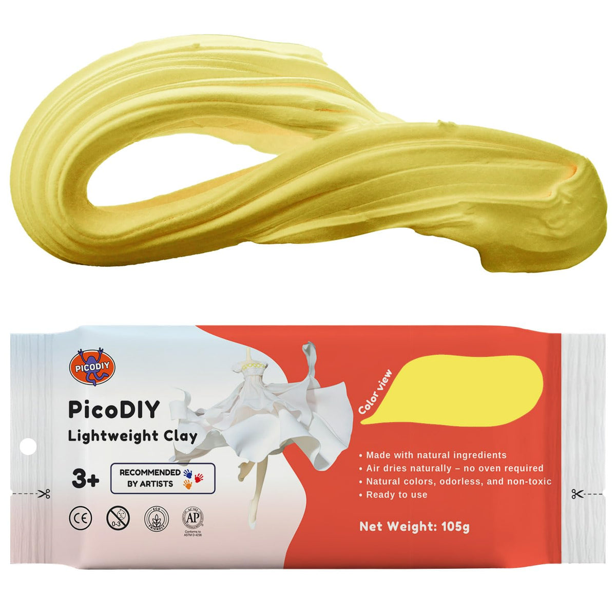 Air Dry Clay Lightweight, Flexible Modeling Clay for Adults Arts and Crafts