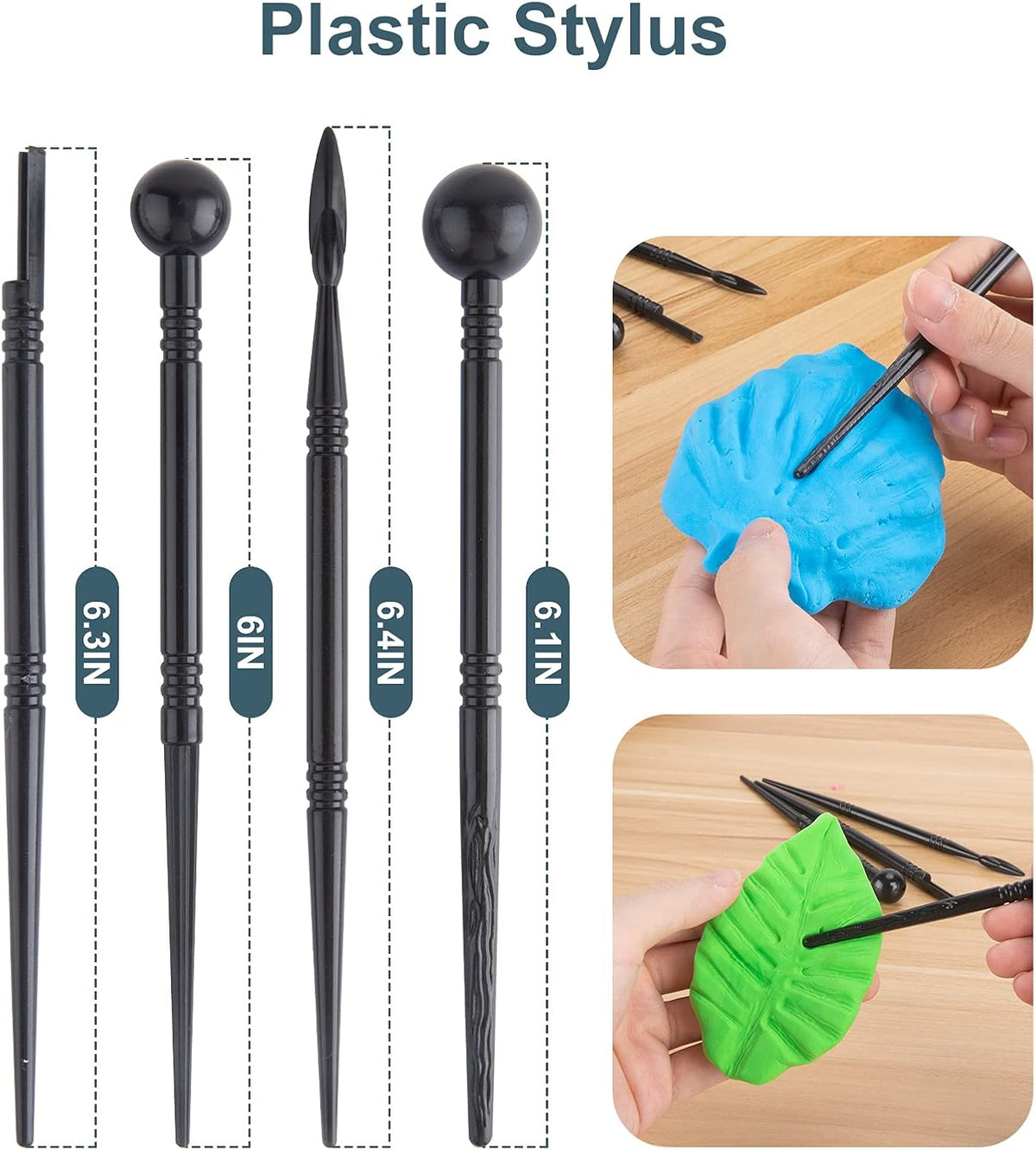 Luney 25PCS Polymer Clay Sculpting Tools Kit, Pottery Tools