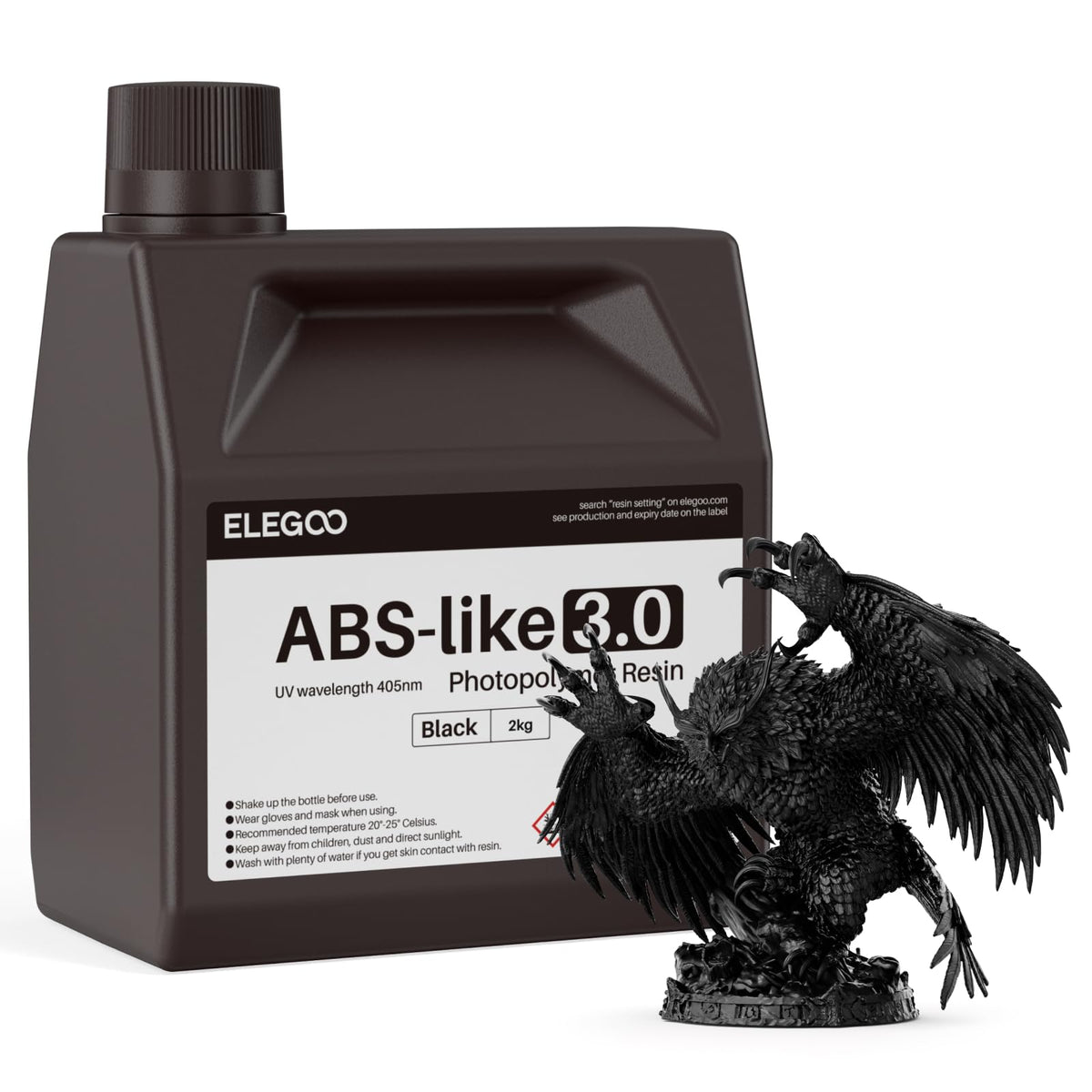 ELEGOO 8K ABS-Like 3D Printer Resin Red Clay 1000g
