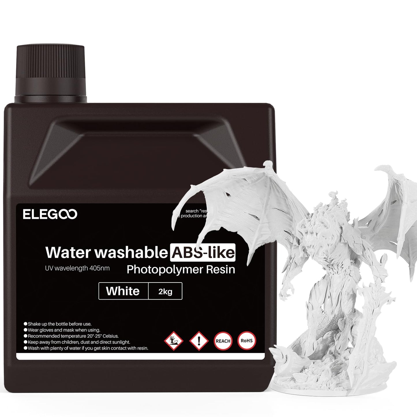 ELEGOO 8K Water Washable ABS-Like Resin Space Red Clay 1kg