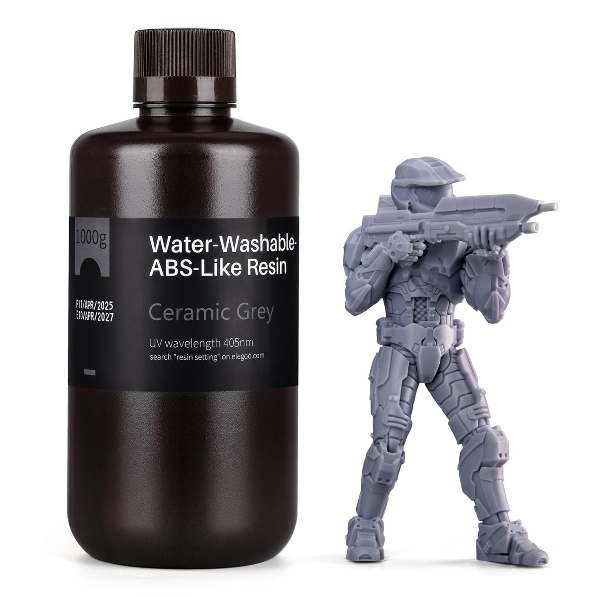 ELEGOO 8K Water Washable ABS-Like Resin Red Clay 2000g