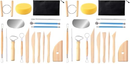 S & E TEACHER'S EDITION 43 Pcs Pottery & Clay Sculpting Tool