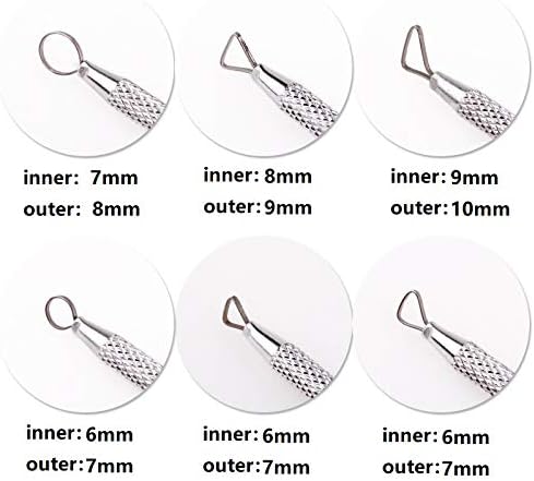 Zuoyou 6 Pcs Clay Pottery Sculpting ToolsSet Caving Craft Modelling Tools
