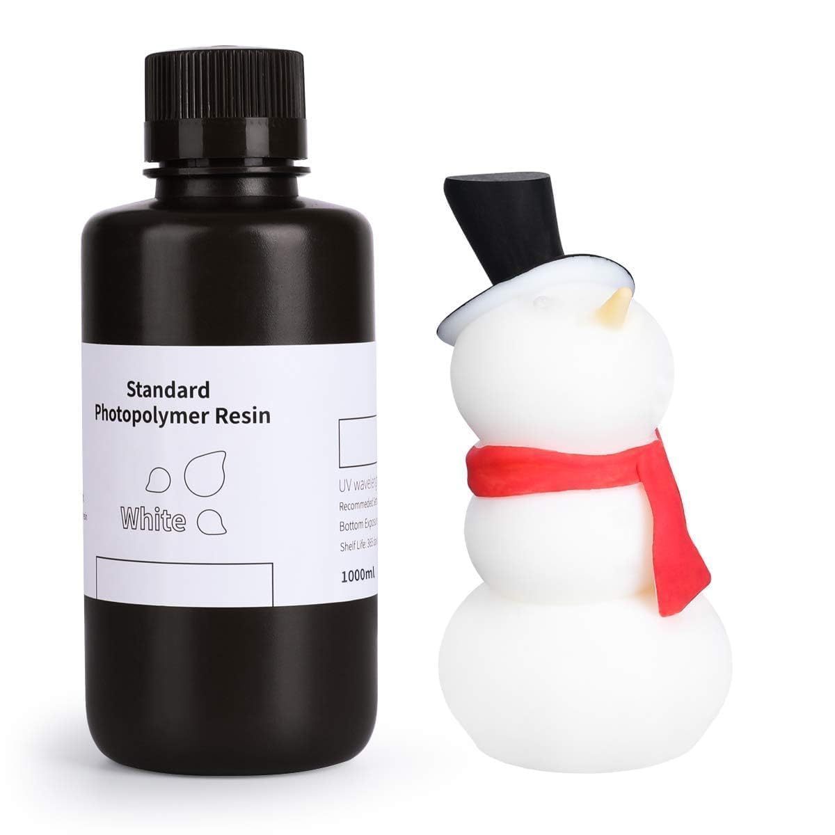 ELEGOO 8K Standard Photopolymer 3D Printer Resin Red Clay 1000g