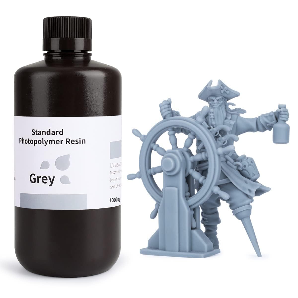 ELEGOO 8K Standard Photopolymer 3D Printer Resin Red Clay 1000g
