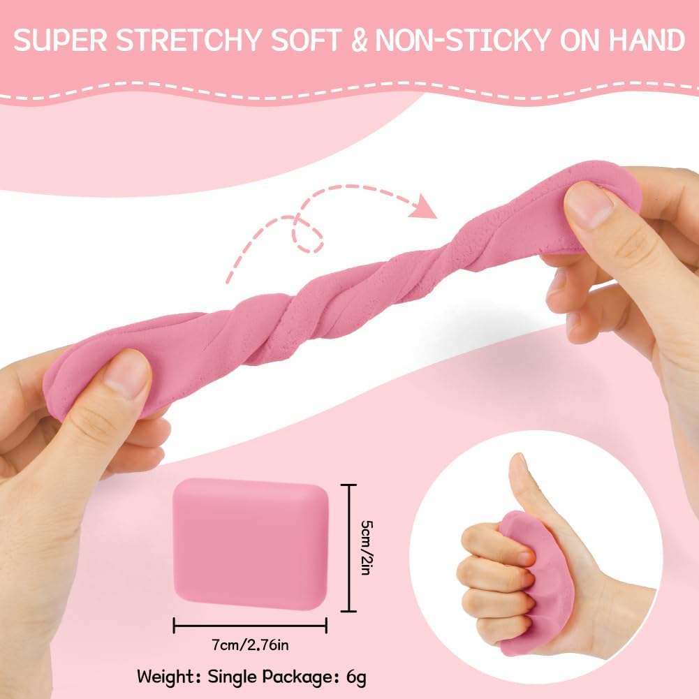 Ainiv Air Dry Clay Kit, 60 Colors DIY Model Magic Clay for Kids