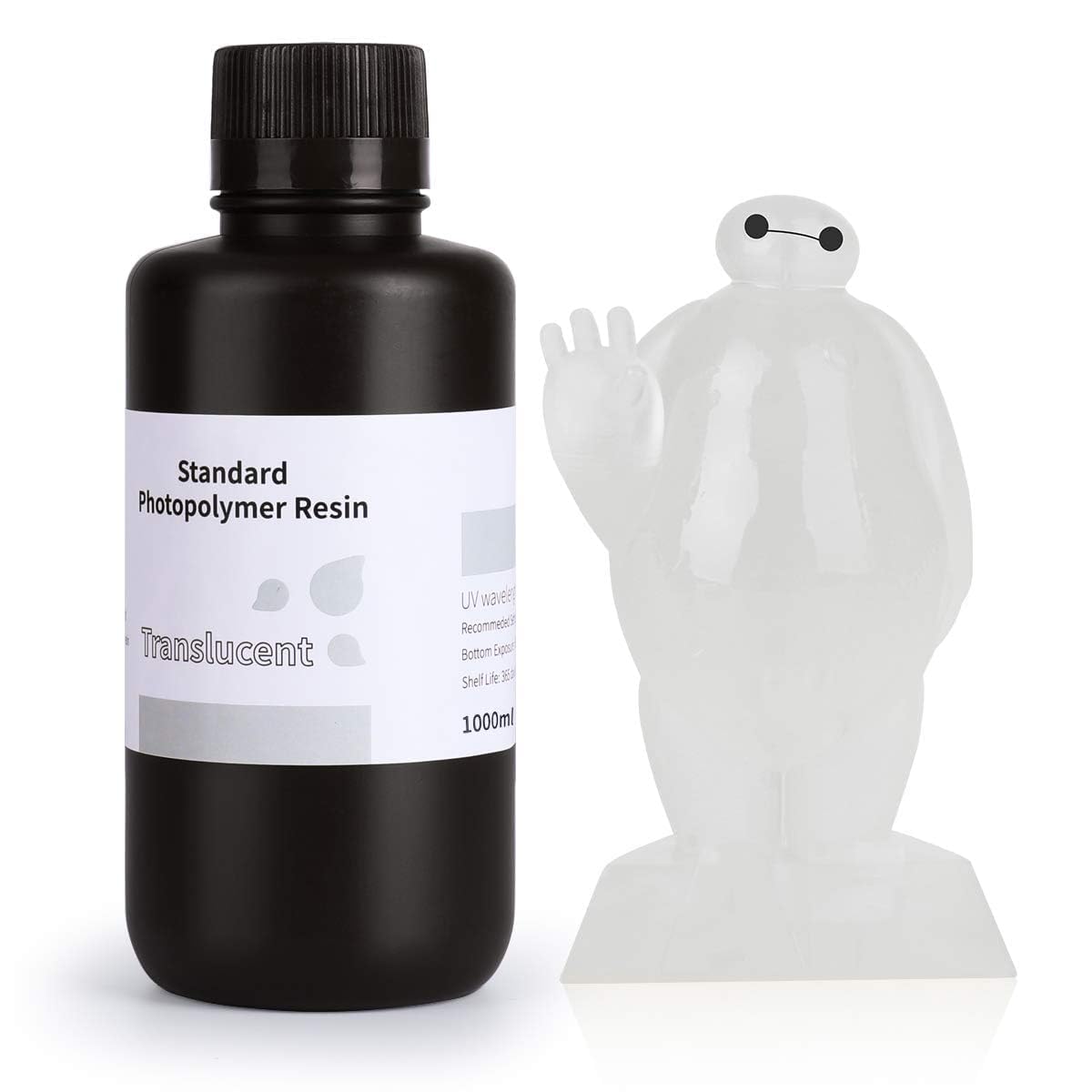 ELEGOO 8K Standard Photopolymer 3D Printer Resin Red Clay 1000g