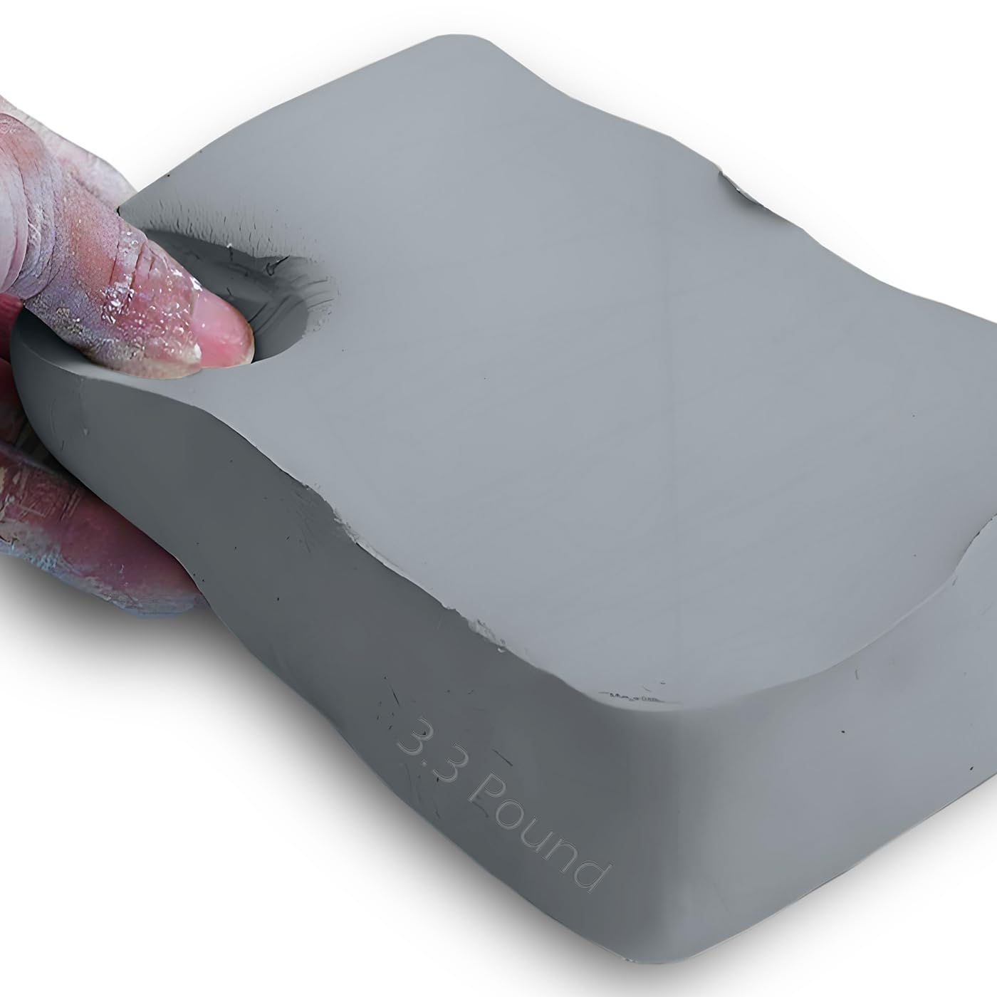 ReArt Air Dry Modeling Clay 3.3LBS, for Sculpting, Wheel Throwing, Hand Building, All-Purpose Modeling Clay (White)