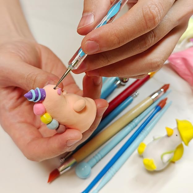Polymer Clay Tools, Modeling Dotting Tools, Pottery Tools Kit