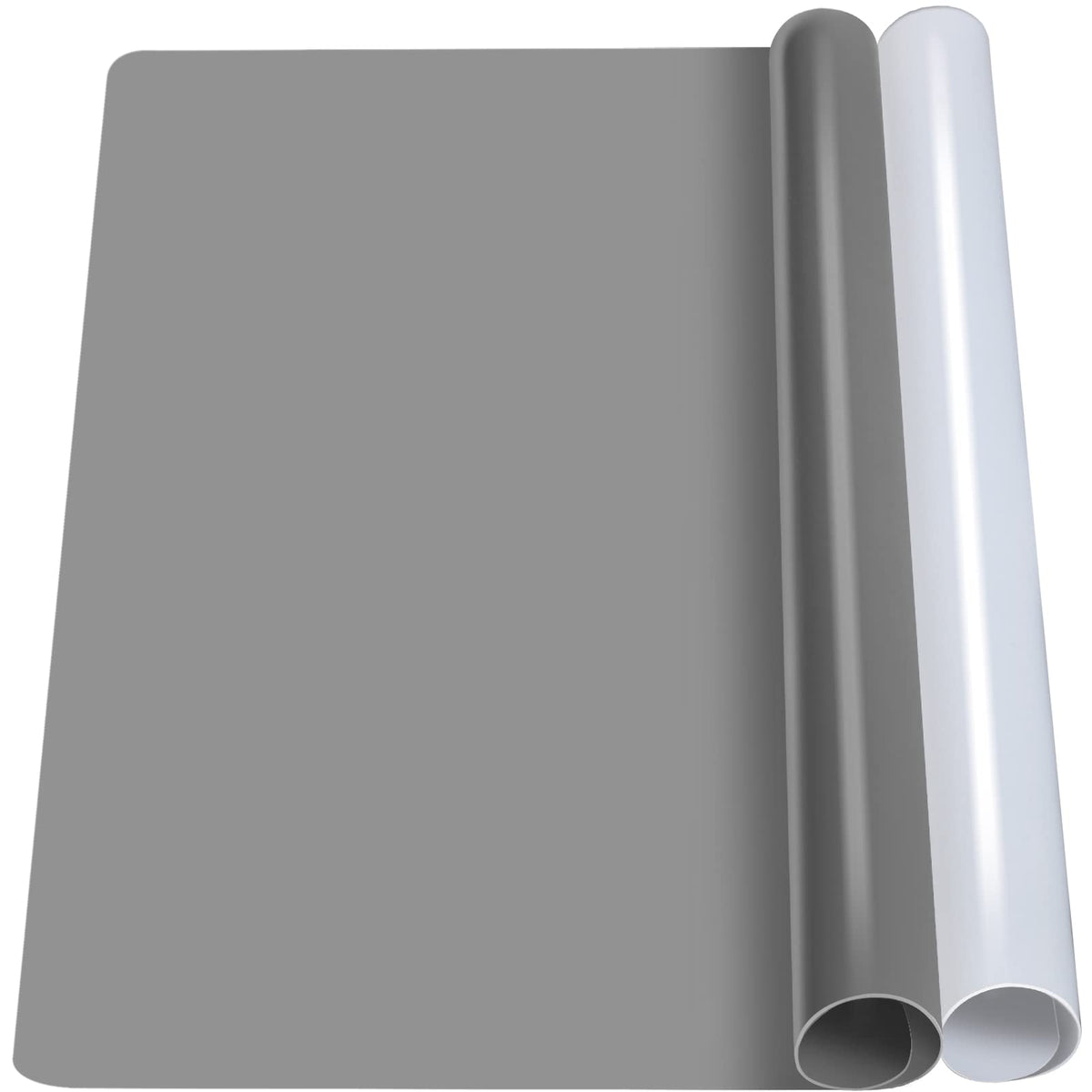 LEOBRO Silicone Mat for Resin Molds, 2 PCS 15.7" x 11.7" Playdough Mat, Silicone Mats for Crafts, Jewelry Resin Molds Mats, for Clay, Paint, Blue & Rose Red