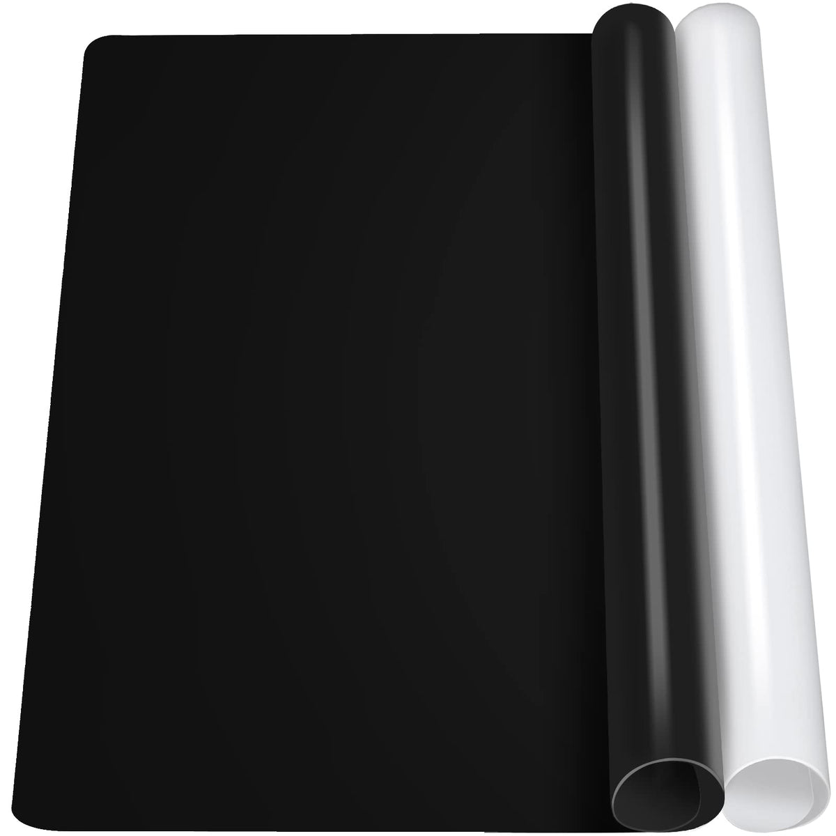 LEOBRO Silicone Mat for Resin Molds, 2 PCS 15.7" x 11.7" Playdough Mat, Silicone Mats for Crafts, Jewelry Resin Molds Mats, for Clay, Paint, Blue & Rose Red