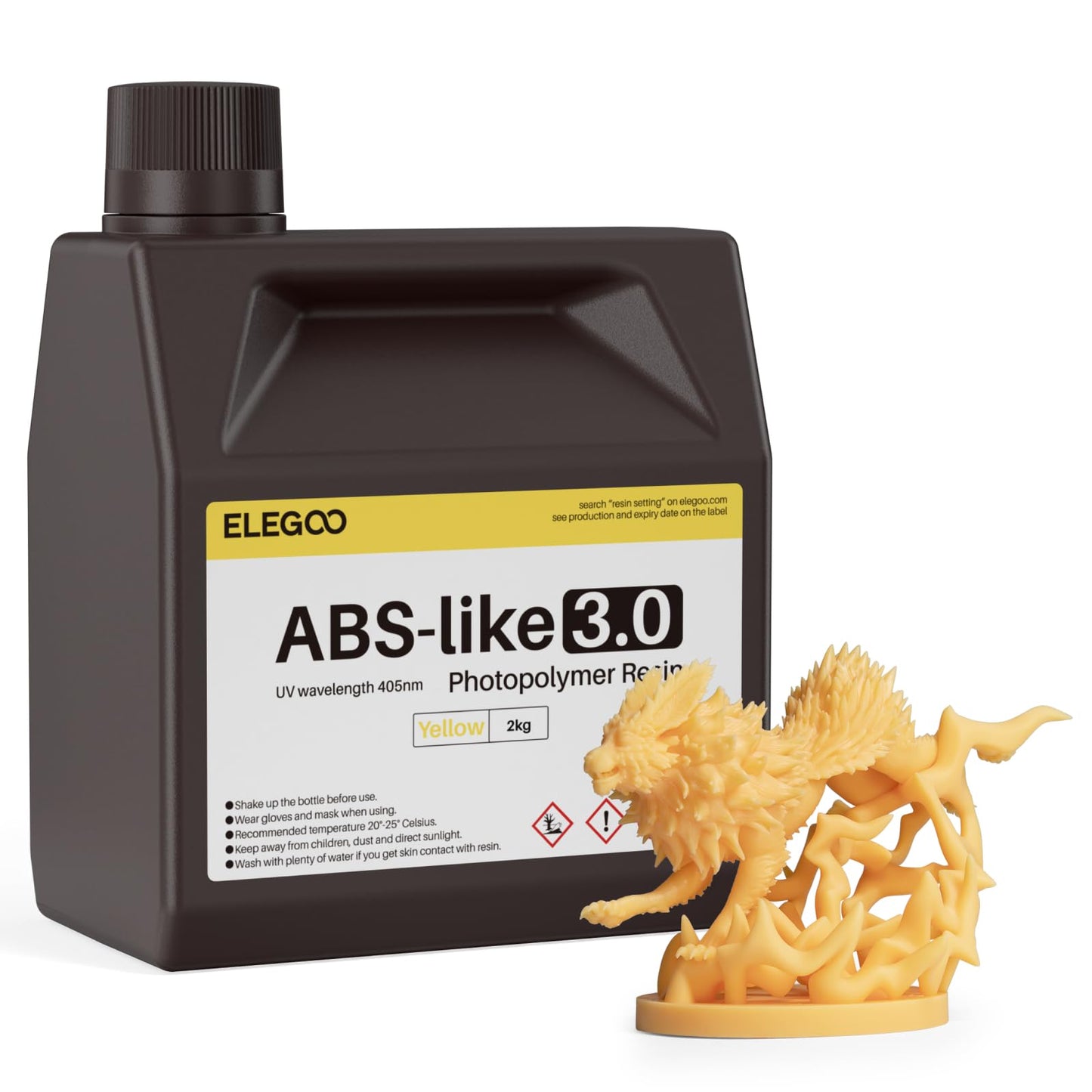 ELEGOO 8K ABS-Like 3D Printer Resin Red Clay 1000g