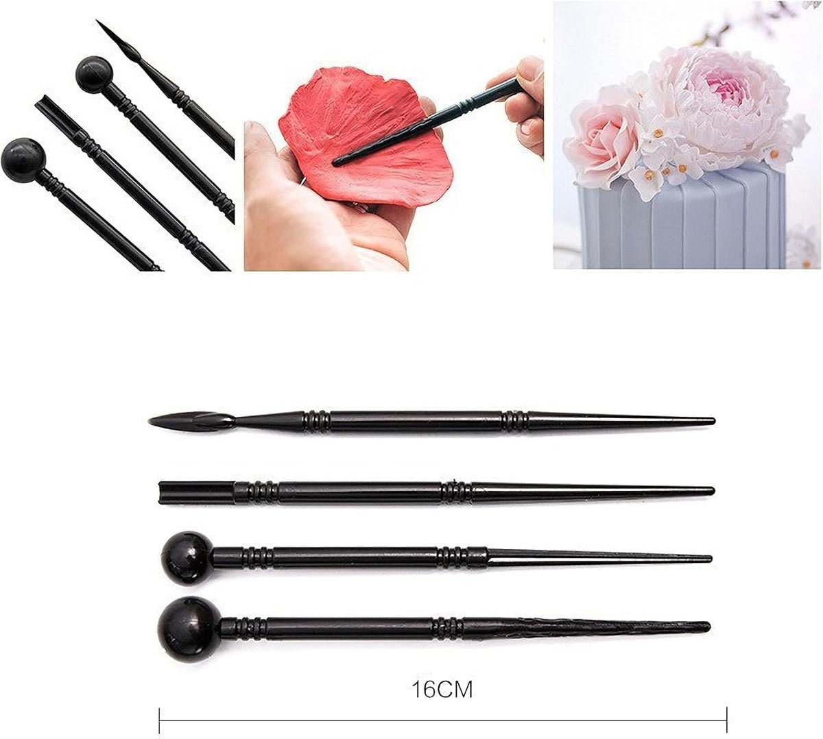 LANGQUN 35pcs Clay Sculpting and Pottery Tools Kit - Air Dry and Polymer Clay Dotting Tools - Ceramic Supplies for Modeling and Shaping - For Kids and Adults