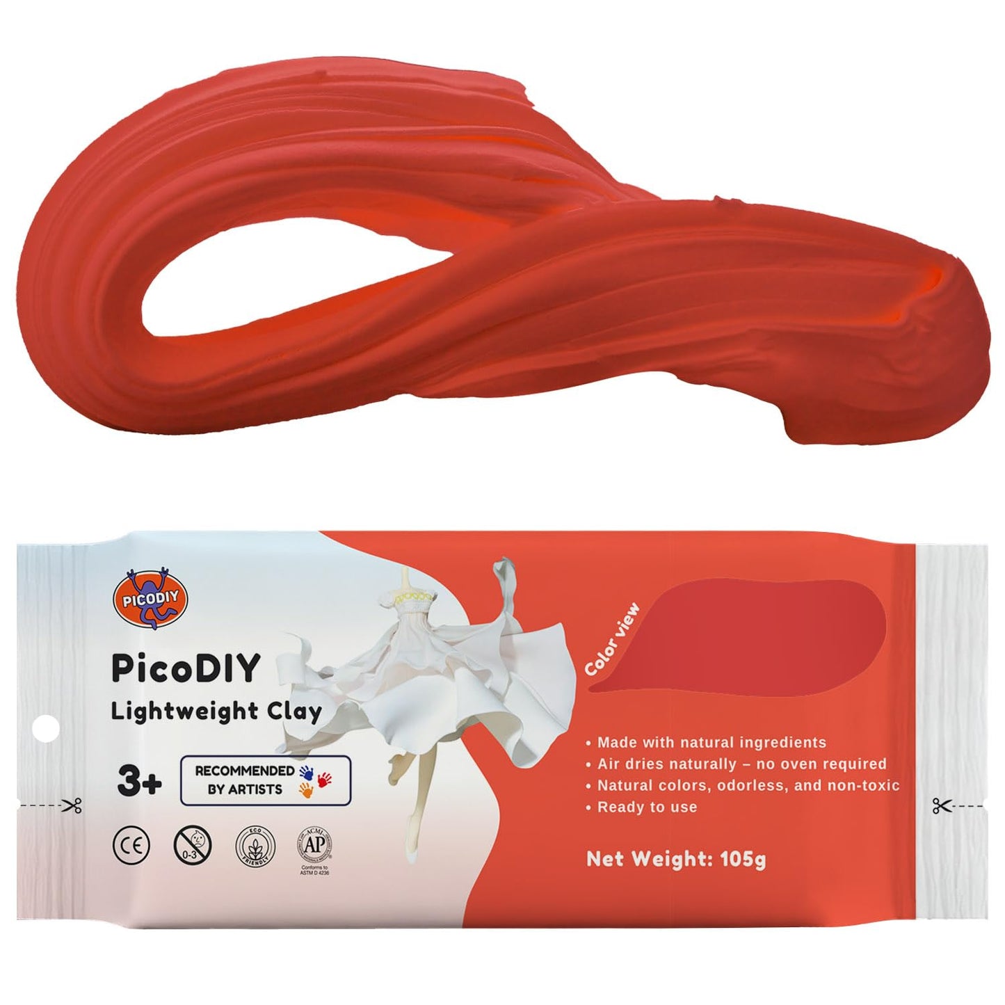 Air Dry Clay Lightweight, Flexible Modeling Clay for Adults Arts and Crafts