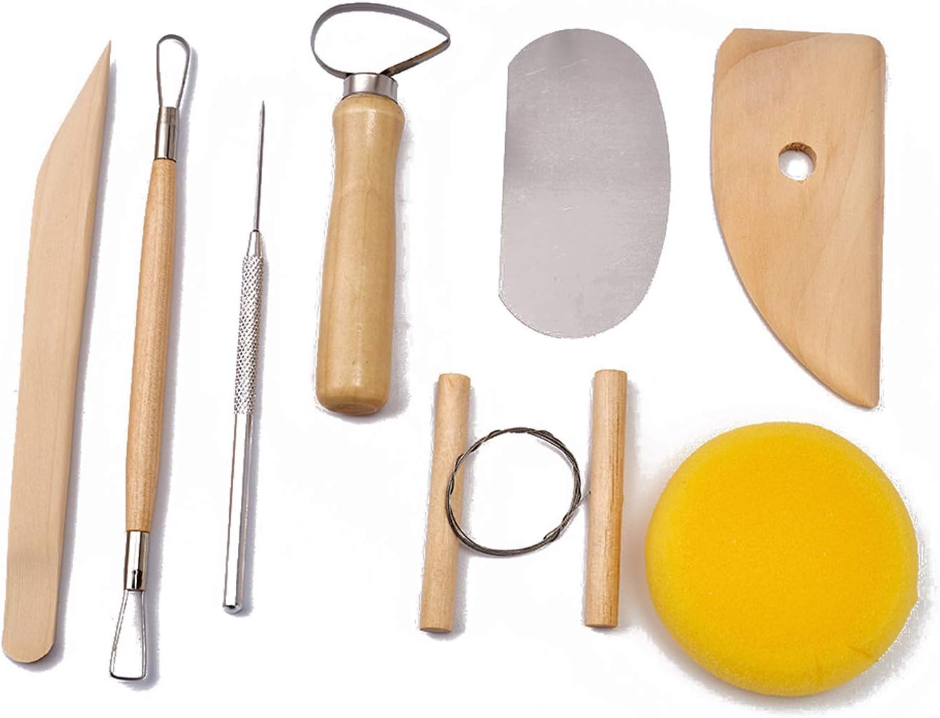 S & E TEACHER'S EDITION 8 Pcs Pottery & Clay Sculpting Tools