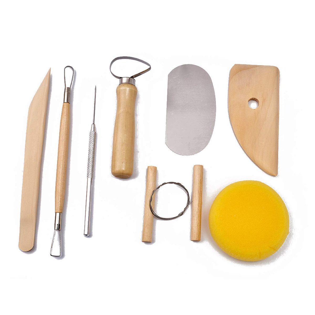 S & E TEACHER'S EDITION 8 Pcs Pottery & Clay Sculpting Tools