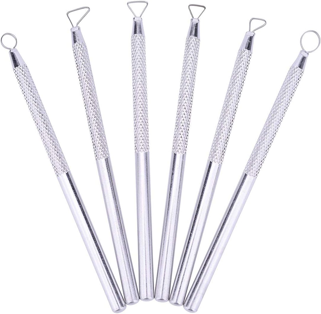 Zuoyou 6 Pcs Clay Pottery Sculpting ToolsSet Caving Craft Modelling Tools