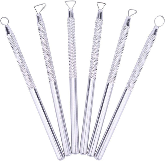Zuoyou 6 Pcs Clay Pottery Sculpting ToolsSet Caving Craft Modelling Tools