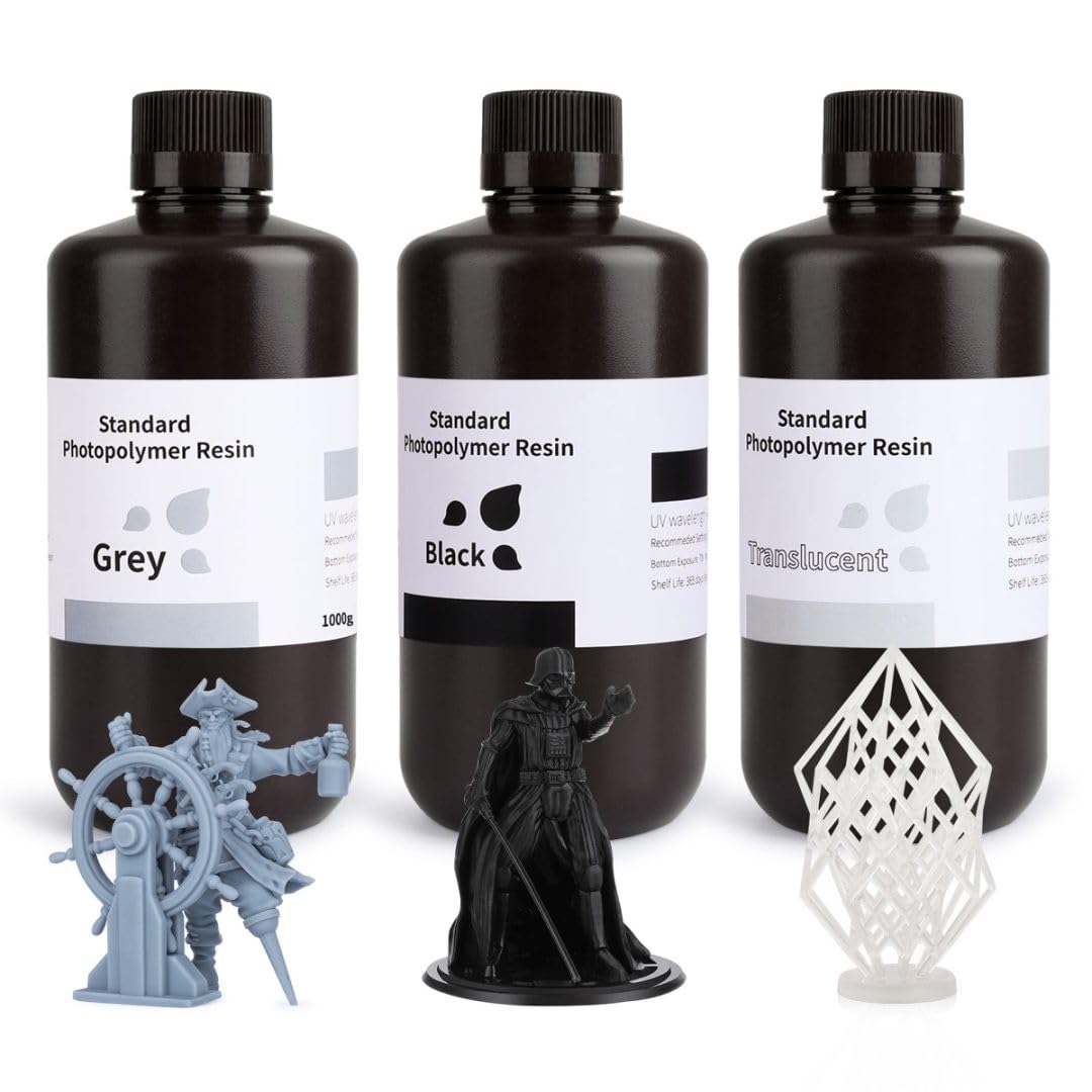 ELEGOO 8K Standard Photopolymer 3D Printer Resin Red Clay 1000g