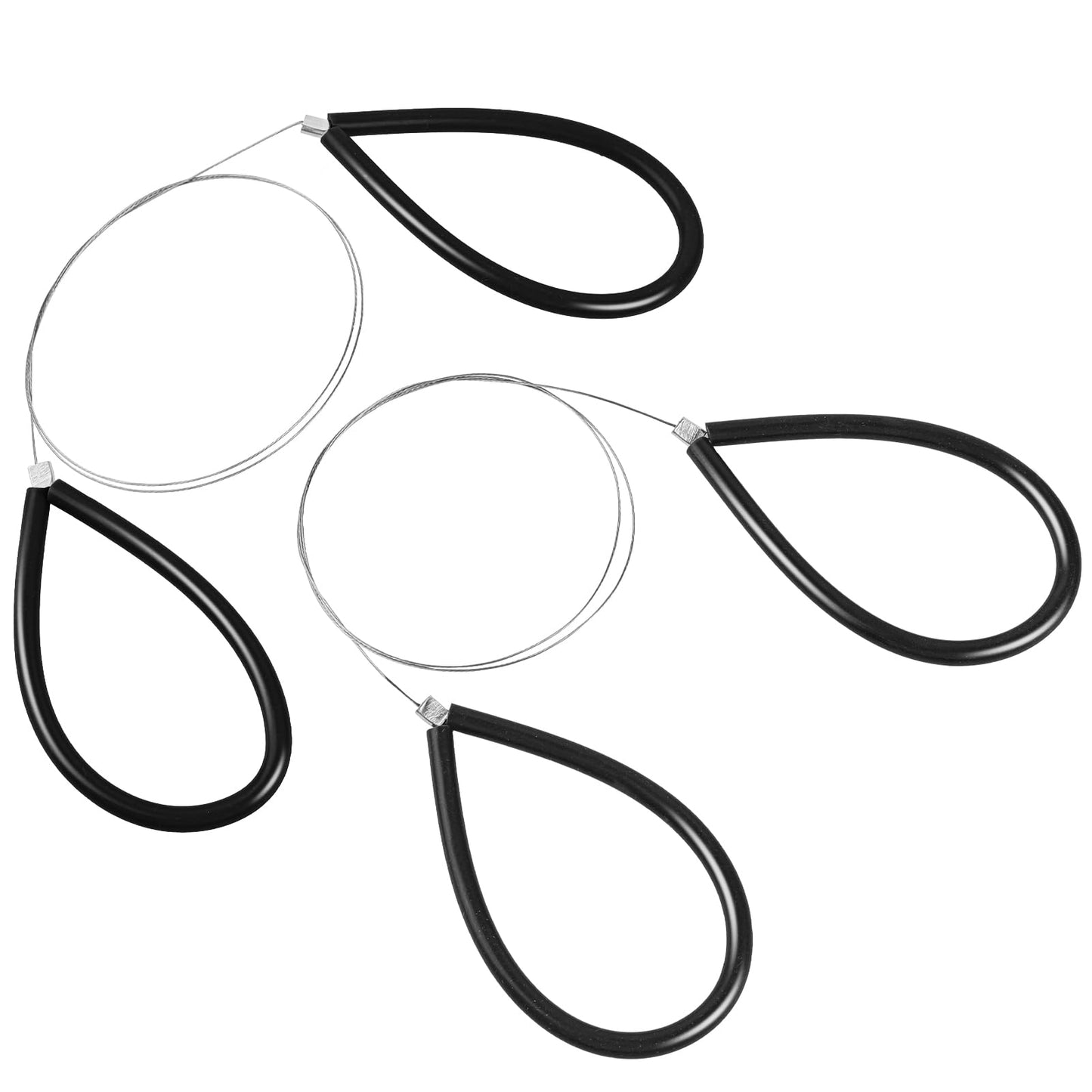 Clay Cutters Wire Steel Wire Clay Cutter Cutting Pottery Tools Cut Off Tools for Clay Artists with Black and Blue Handle Pottery Wheel Wire Tools 2 Pcs