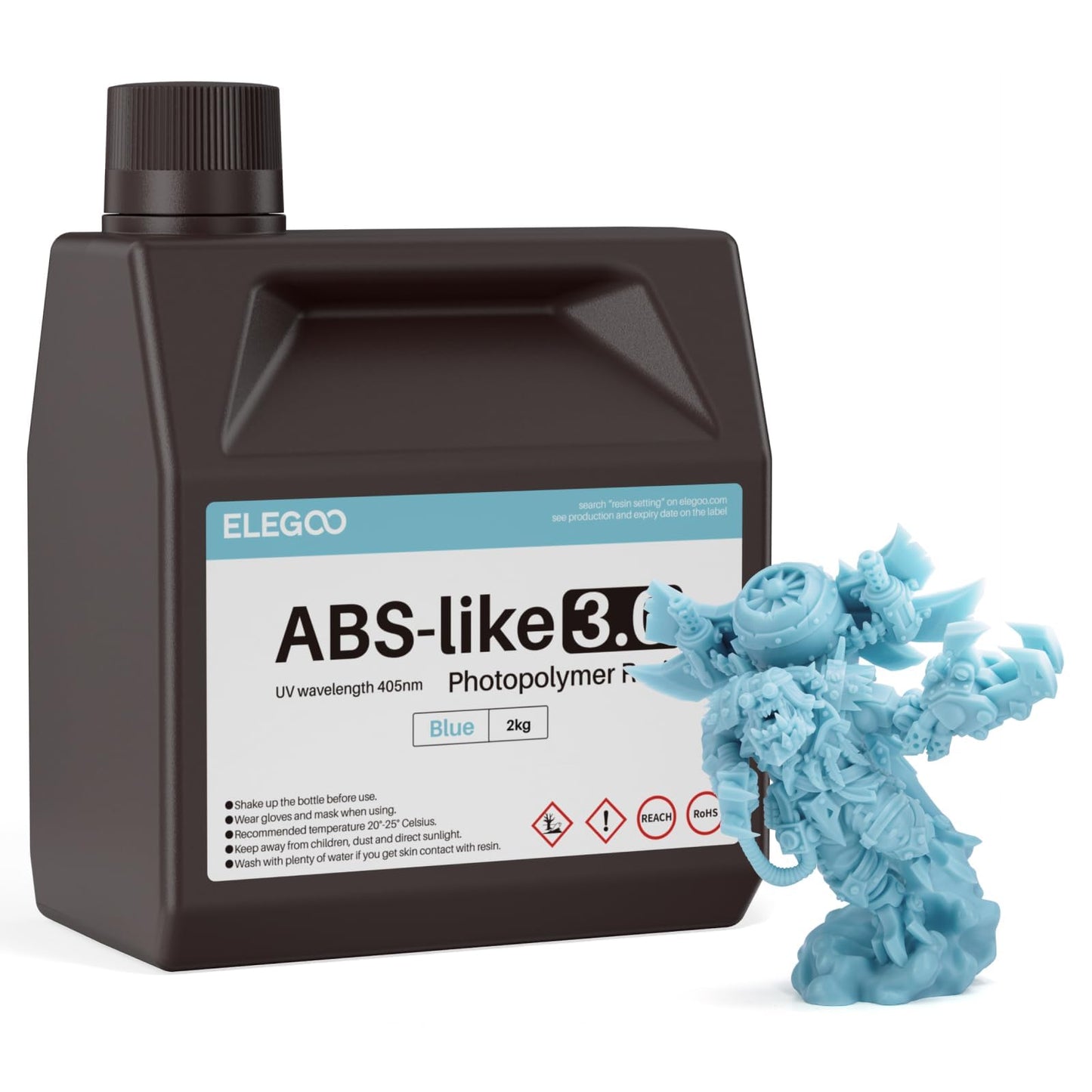 ELEGOO 8K ABS-Like 3D Printer Resin Red Clay 1000g