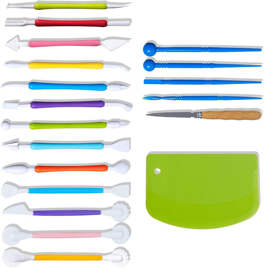 19 Pcs Clay Sculpting Tools, Polymer Clay Tools & Air Dry Clay Accessories