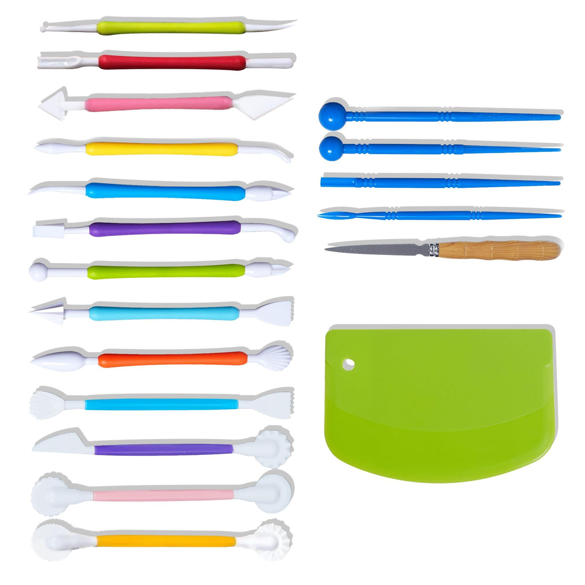19 Pcs Clay Sculpting Tools, Polymer Clay Tools & Air Dry Clay Accessories