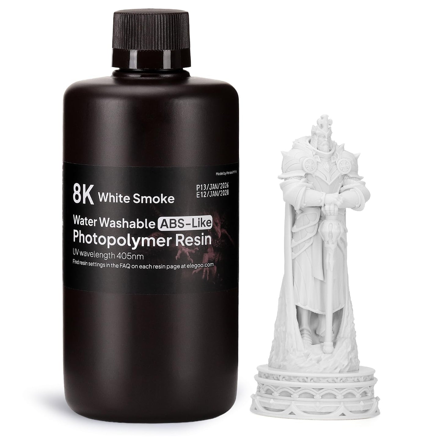 ELEGOO 8K Water Washable ABS-Like Resin Red Clay 2000g