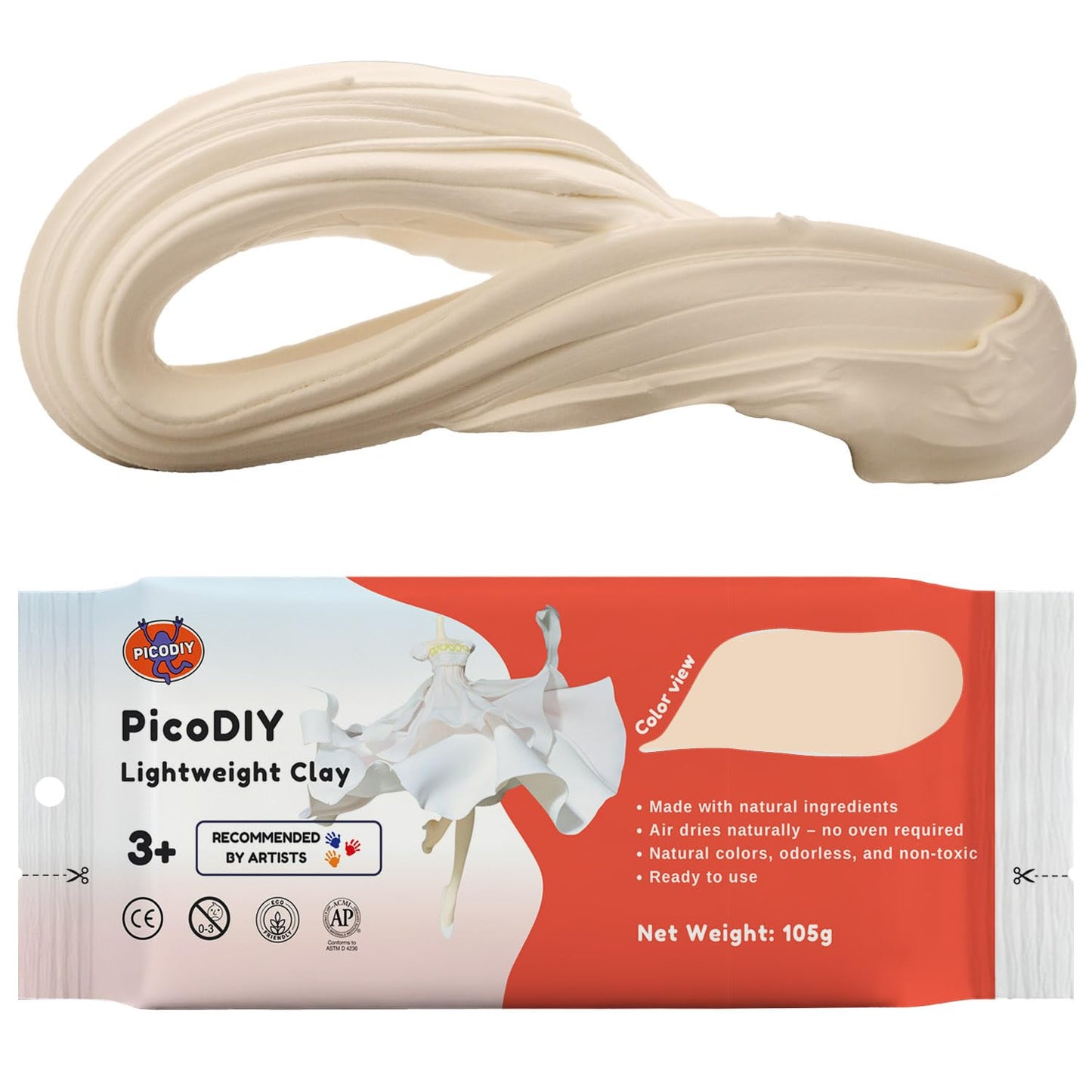 Air Dry Clay Lightweight, Flexible Modeling Clay for Adults Arts and Crafts
