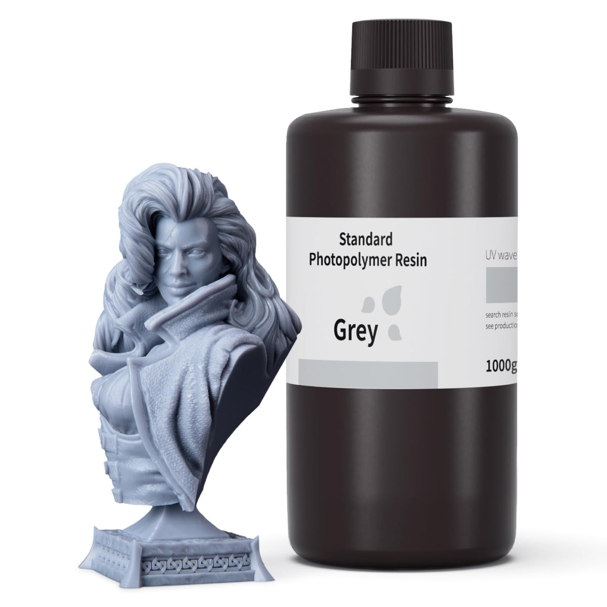 ELEGOO 8K Standard Resin for 3D Printing, Ultra Precision, 405nm Fast UV Curing Photopolymer 3D Resin for 8K 9K 12K 16K Resin 3D Printer, Red Clay 1000g