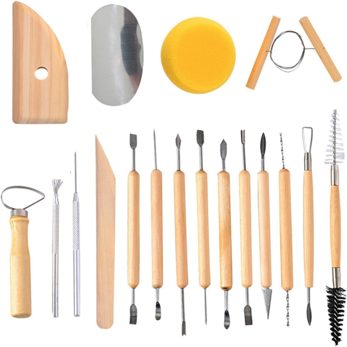 S & E TEACHER'S EDITION 8 Pcs Pottery & Clay Sculpting Tools