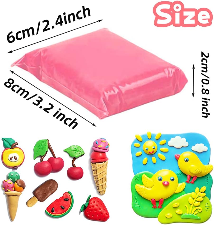 Xuyyicao 36 Colors Air Dry Clay,Magic Modeling Clay with Tools,Ultra Light DIY Modeling Clay for Kids,Children,DIY Crafts,Creative Art Crafts