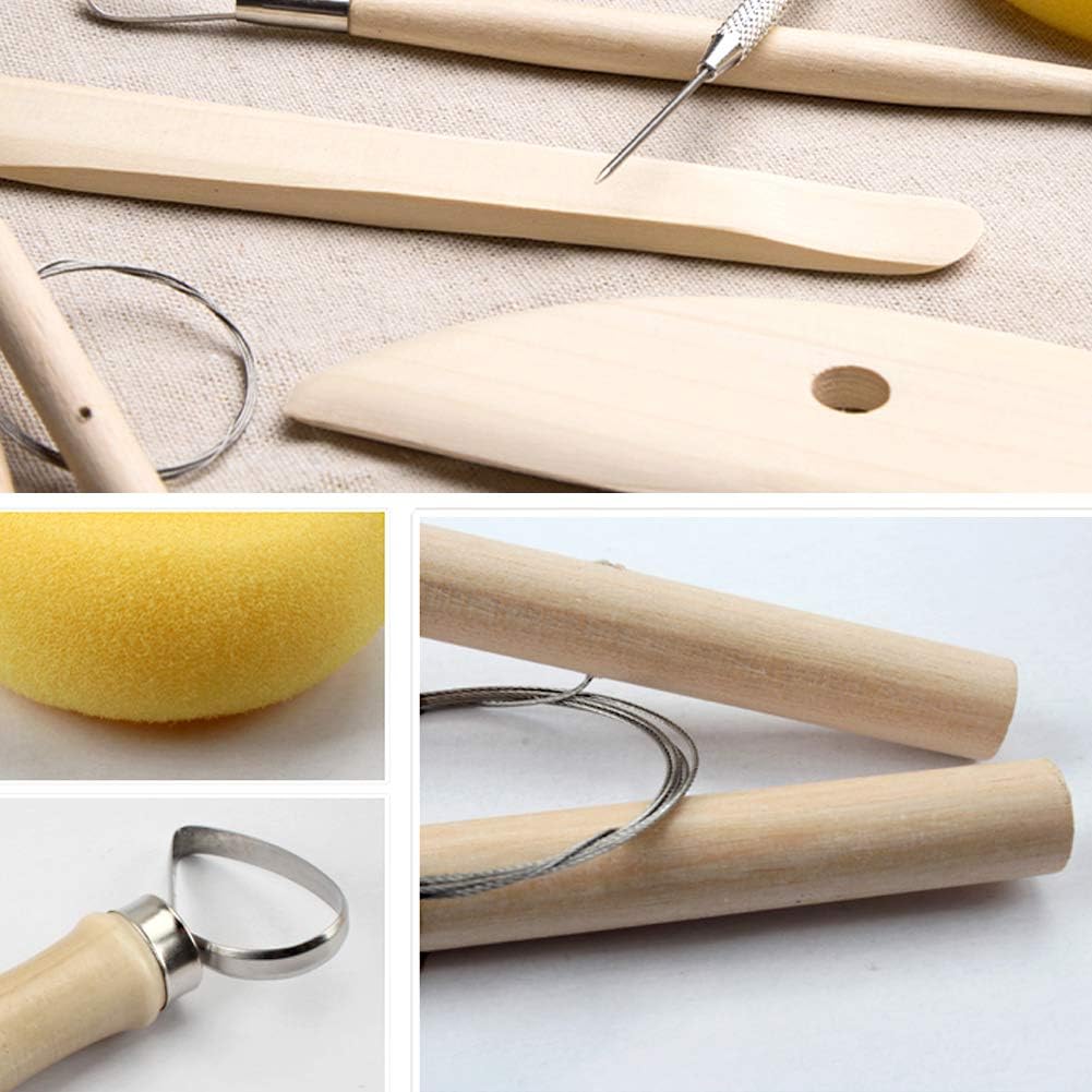 8 Pieces Pottery Tools, Clay Tools, Cay Sculpting Tool