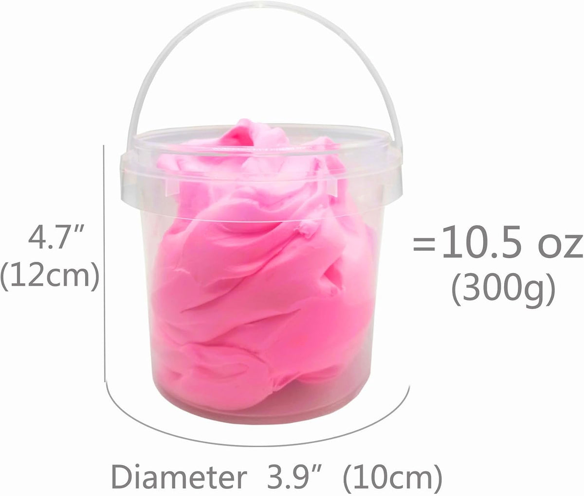 Air Dry Modeling Clay 10.5 oz Ultra Light Magic Clay DIY Moulding Dough Primary Colors for Kids Art Craft Kit (Dark Pink)