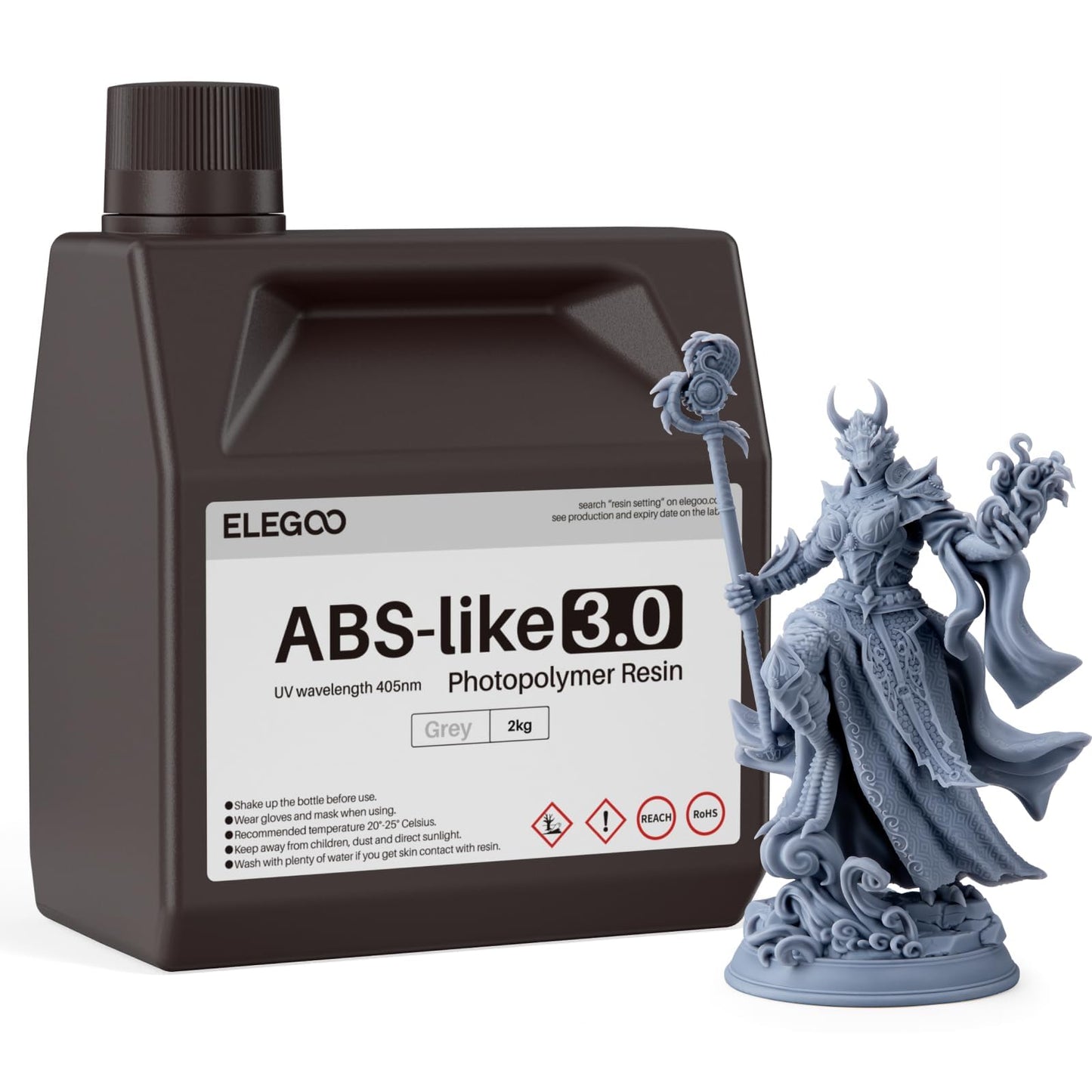 ELEGOO 8K ABS-Like 3D Printer Resin Red Clay 1000g