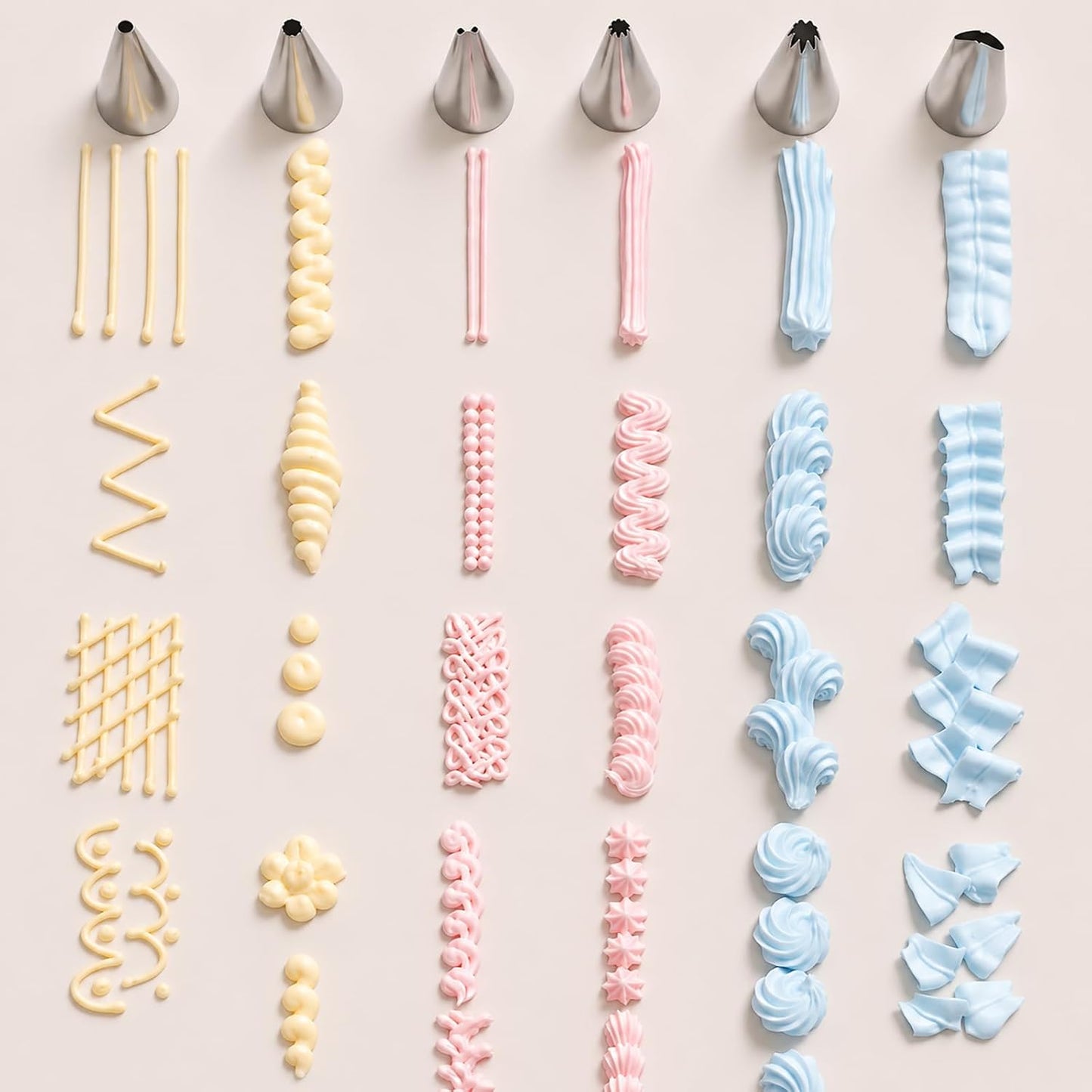 Decoden Cream Glue Clay Set with 12 Piping Tips DIY Phone Case Art Crafts