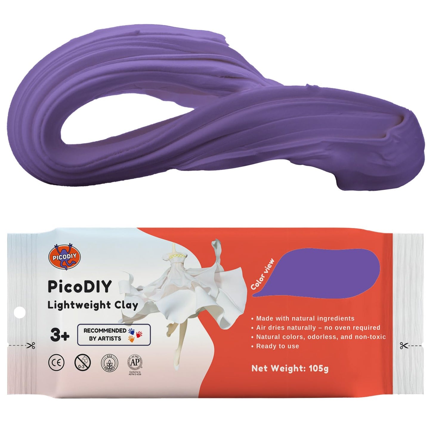 Air Dry Clay Lightweight, Flexible Modeling Clay for Adults Arts and Crafts
