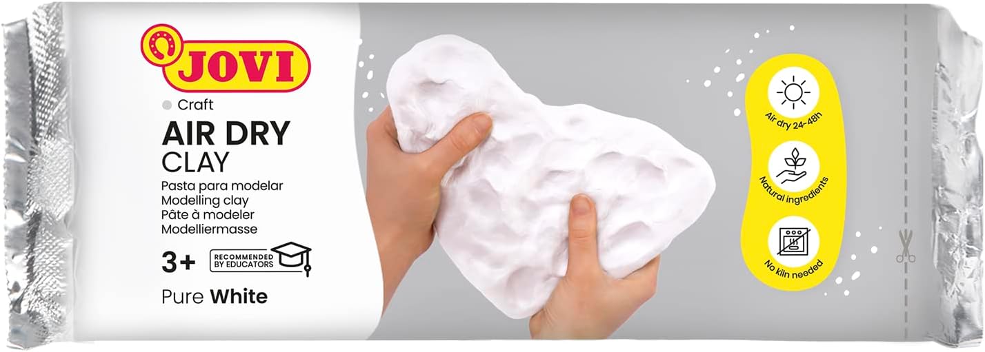Jovi - Air Dry Modeling Clay, 2.2 lb White, for Kids and Adults