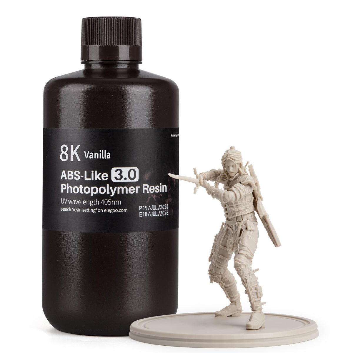 ELEGOO 8K ABS-Like 3D Printer Resin Red Clay 1000g