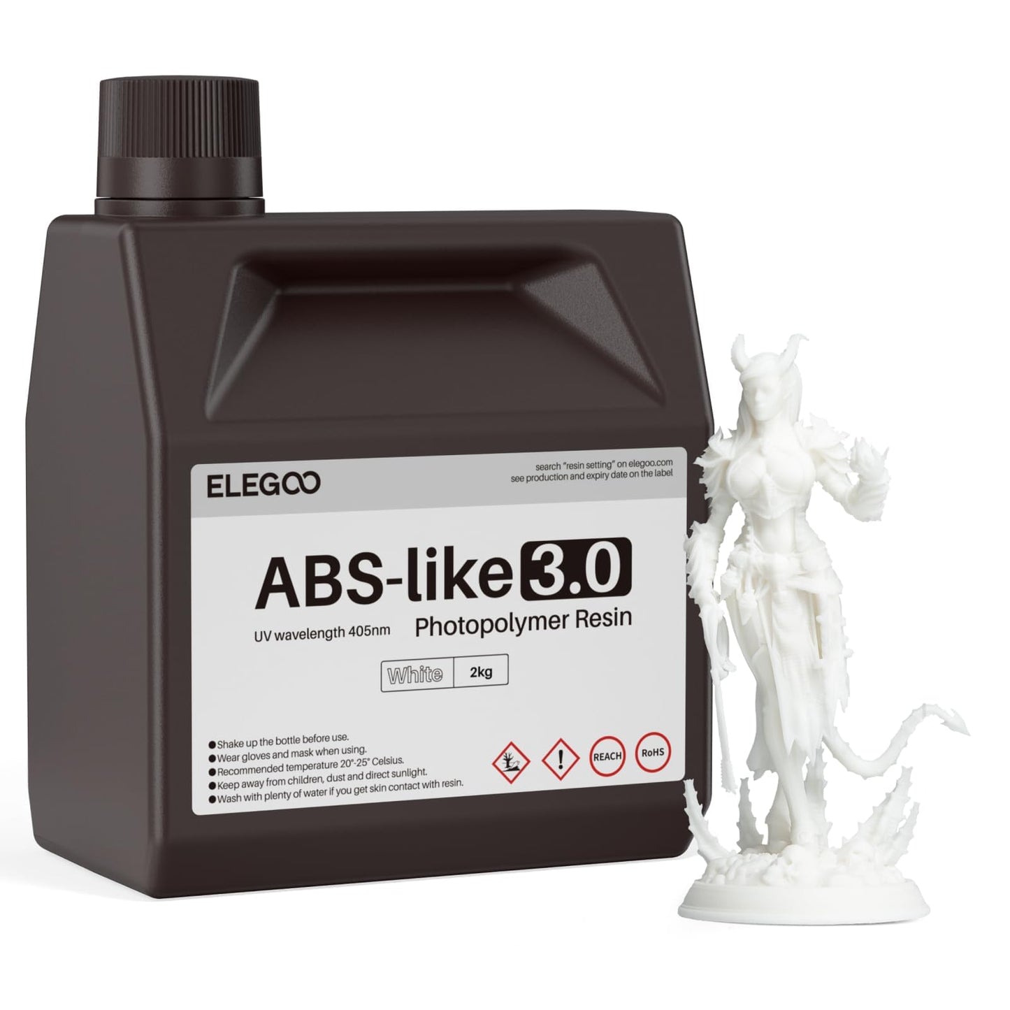 ELEGOO 8K ABS-Like 3D Printer Resin Red Clay 1000g