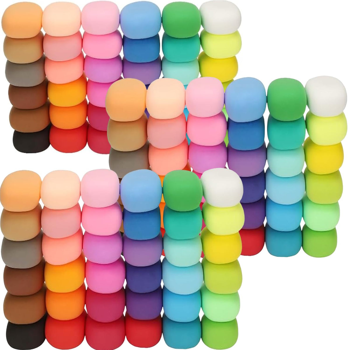 Air Dry Clay, 36 Packs White Air Dry Foam Clay, 19oz Soft Modeling Clay Super Light Weight Air Dry Clay Perfect for Arts Crafts