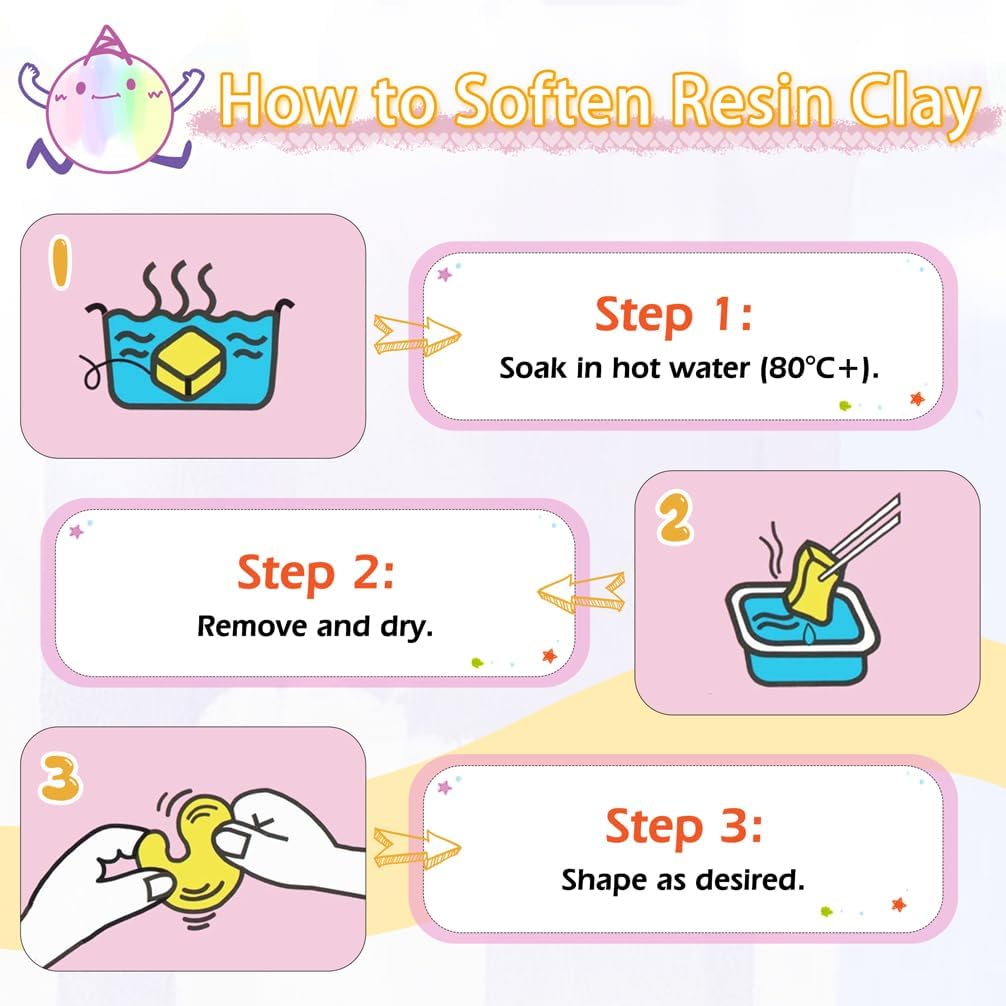 Reusable Resin Mold Clay, Moldable Plastic 20-bar