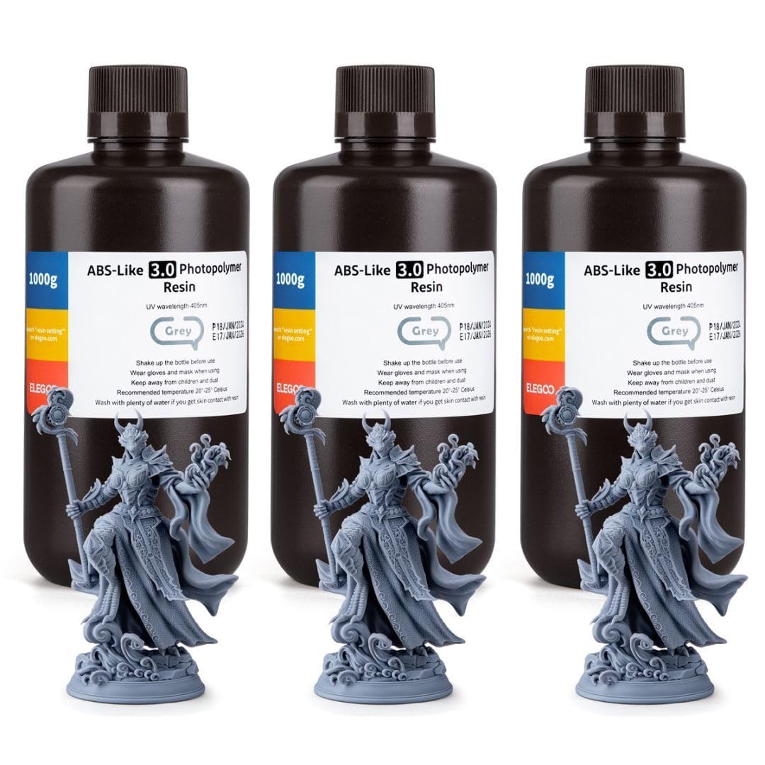 ELEGOO 8K ABS-Like 3D Printer Resin Red Clay 1000g