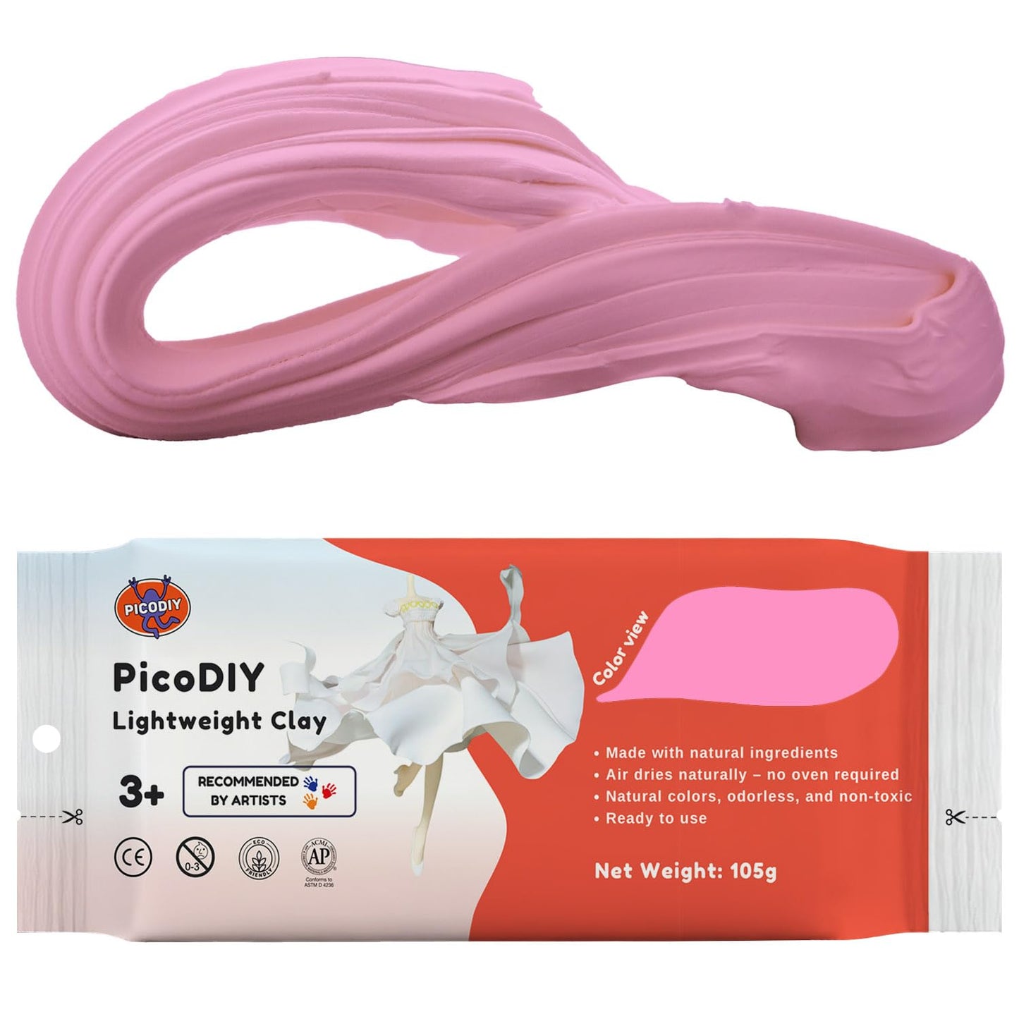 Air Dry Clay Lightweight, Flexible Modeling Clay for Adults Arts and Crafts
